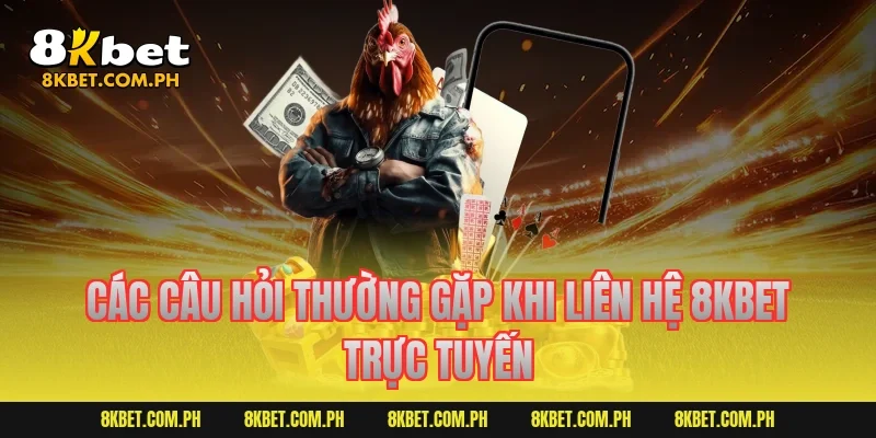 Các câu hỏi thường gặp khi liên hệ 8kbet trực tuyến
