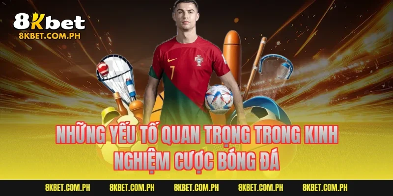 Những yếu tố quan trọng trong kinh nghiệm cược bóng đá